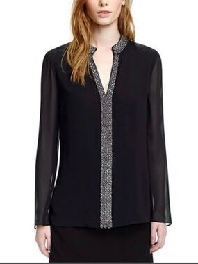 Tory Burch Lynn Embellished Silk